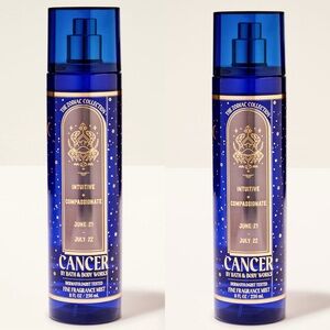 Bath & Body Works Cancer Zodiac Collection Fragrance Mist Set Of Two